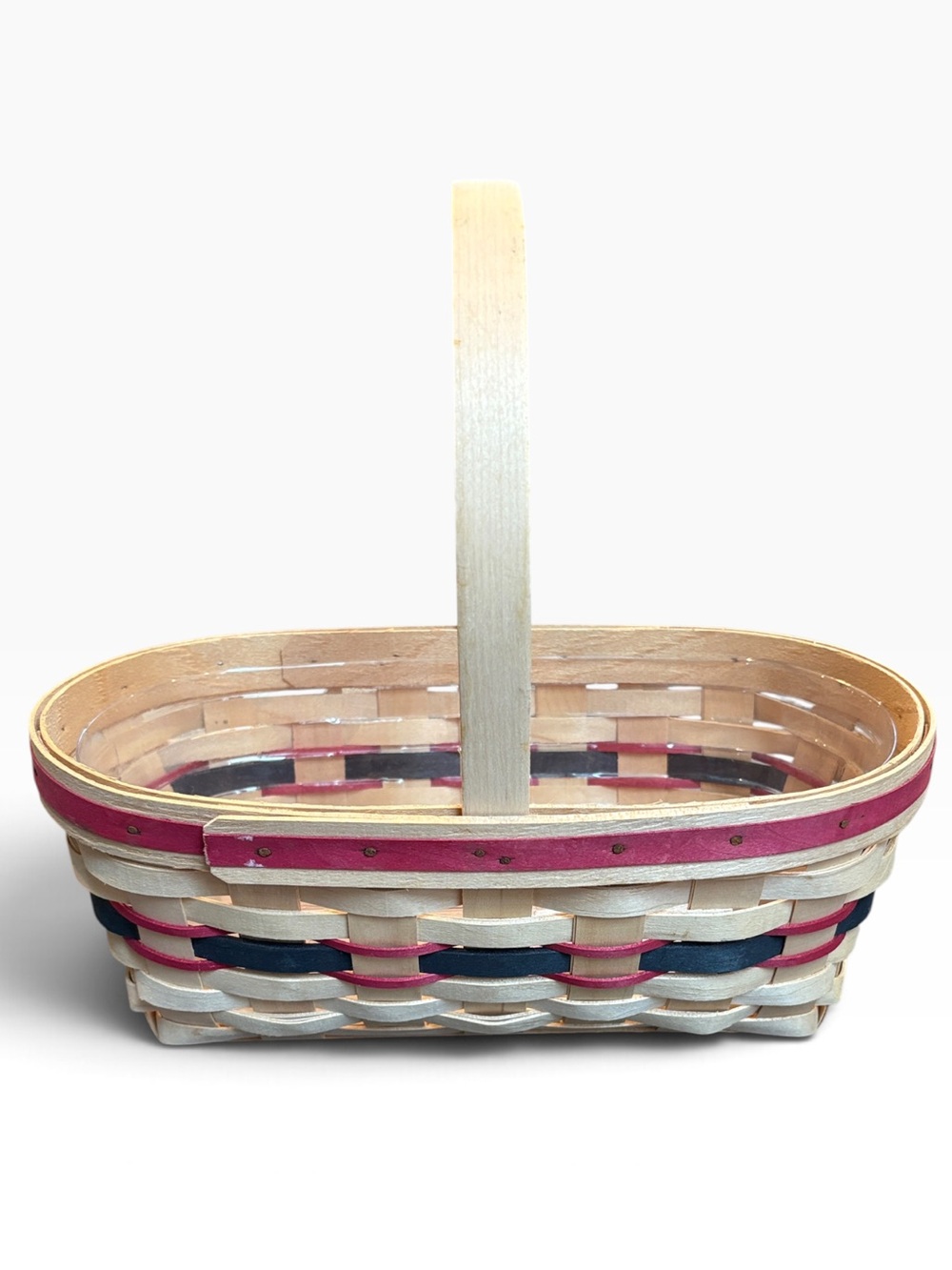 Longaberger 1994 Easter Basket Handle Natural & Protector